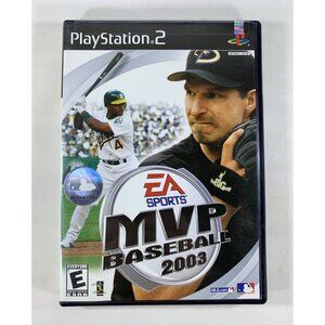 PlayStation 2 MVP Baseball 2003 Complete with Manual Tested Rated Everyone MLB